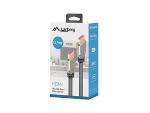Lanberg Kabel Hdmi M/m V2.1 0.5m 8k 60hz Ca-hdmi-30cu-0005-bk