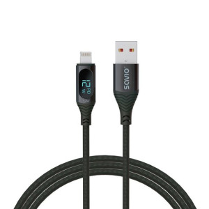 Savio Kabel Usb – Lightning Z Wyświetlaczem Cl-173