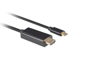 Lanberg Kabel Usb-c(m)->hdmi(m) 1.8m 4k 60hz Czarny Ca-cmhd-10cu-0018-bk