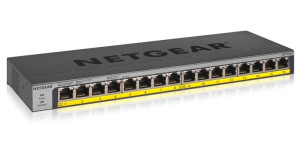 Netgear Gs116lp-100eus 16pt Poe/poe+gigabit Unmanag