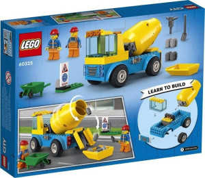 LEGO City 60325 Ciężarówka z betoniarką