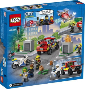 LEGO City 60319 Akcja strażacka i policyjny pościg