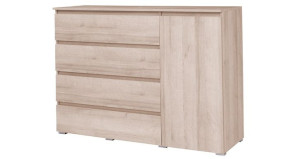 Komoda 1D4S C5 H.97x138x41 COCO dąb sonoma