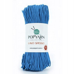 Sznurek poliestrowy Popyarn Cavo Spesso B12 niebie