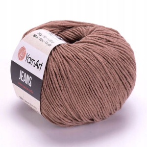 Włóczka YARNART JEANS 71 jasny brąz