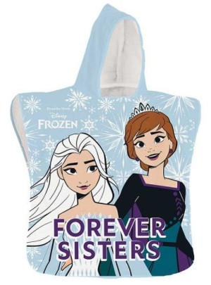 Frozen Ręcznik Kąpielowy Dziecięcy Ponczo Kraina Lodu