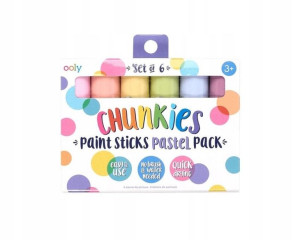 Farba w kredce Chunkies Paint Sticks pastel 6szt.
