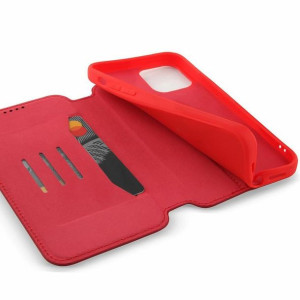 Kabura Vintage Book Do Samsung A22 4g/m22 Czerwony