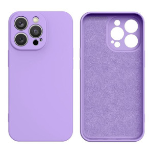 Silicone Case Etui Samsung Galaxy S23+ Silikonowy Pokrowiec Fioletowe