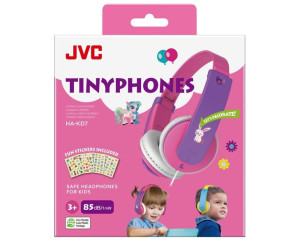 Słuchawki JVC HAK-D7PE (nauszne, dla dzieci, różowe)