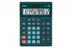 Casio Kalkulator Biurowy Gr-12c-dg Zielony, 12 Cyfrowy Wyświetlacz