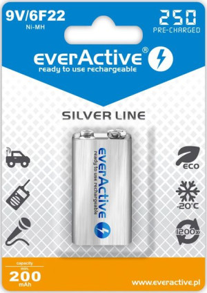 Zestaw akumulatorków everActive EVHRL22-250 (250 mAh ; Ni-MH)