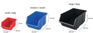 Ecobox Średni Czerwony