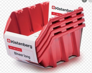 Kuwety 12 Bineer Long 4szt Czerwone 295x198x195mm