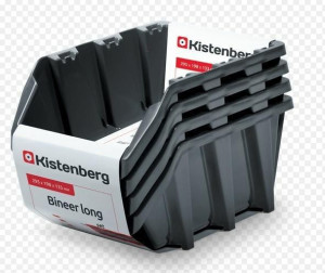 Kuwety 12 Bineer Long 6szt Czarne 295x198x195mm