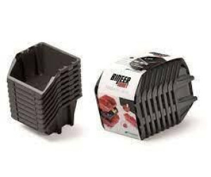 Kuwety 8 Bineer Short 10 Szt. Czarne 206x118x144mm