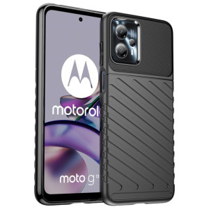 Thunder Case Etui Motorola Moto G13 Silikonowy Pancerny Pokrowiec Czarne