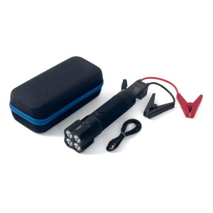 Choetech Jump Starter Z Powerbankiem 8000mah - Latarka Led Czarny (tc0016)