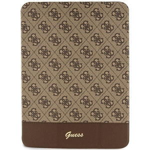 Guess Gufc11ps4sgw Ipad 10.9" Brązowy/brown 4g Stripe Allover