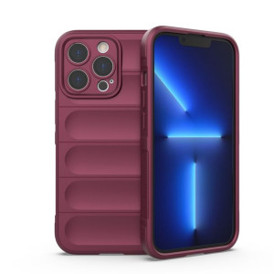Magic Shield Case Etui Do Iphone 13 Pro Pancerny Pokrowiec Burgundowy