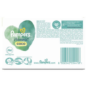 PAMPERS Chust Nawilżane Coconut Harm Free 9x42szt