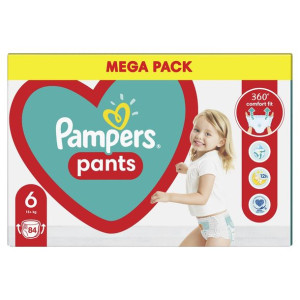 PAMPERS Pieluchomajtki XL Rozm 6, 15+kg,84szt