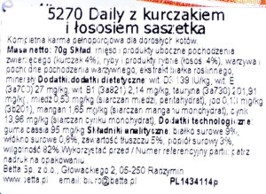 ALMO NATURE Daily Menu Kurczak z łososiem  70g