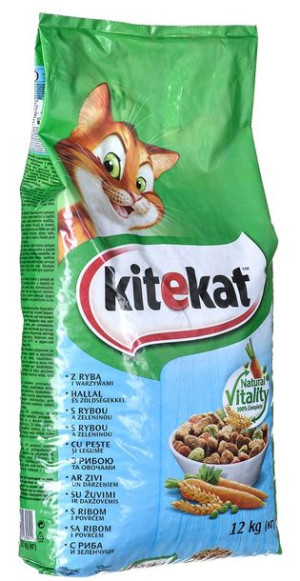 KITEKAT Biała Ryba Warzywa 12kg