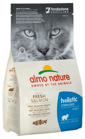 Almo Nature Sterilised z łososiem dla kota 400g