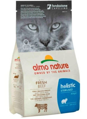Almo Nature Sterilised z wołowiną dla kota 400g