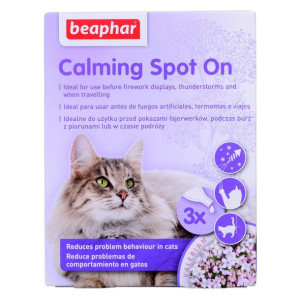 Beapha no stress spot Krople na uspokojenie wyciszenie dla kota 3x0,4ml