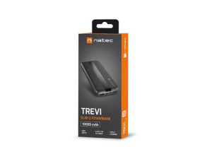 Natec Powerbank Trevi Slim Q 10000mah 2x Usb Qc3 + 1x Pd Npb-1923