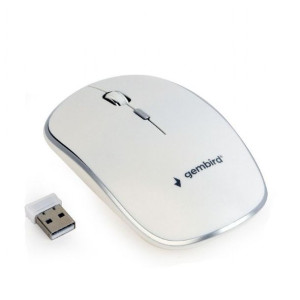 Gembird Musw-4b-01-w Standard, No, White, No, Wireless Connection