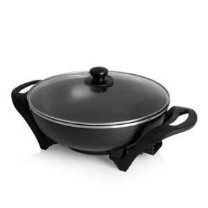 Tristar Electric Wok Pz-9130 1500 W, Stainless Steel, 4.5 L, Black