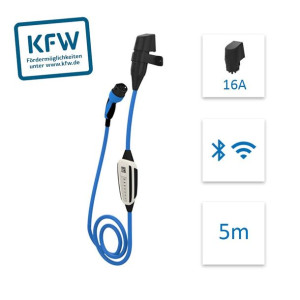 Mobilna ładowarka NRGkick KfW Select 5m + Gniazdo ścienne 16A