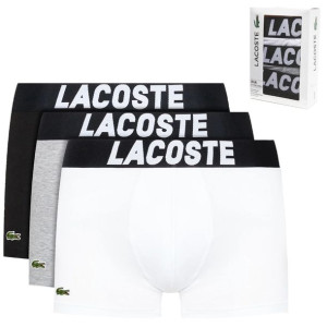 Bokserki męskie LACOSTE zestaw 3 kolory - L