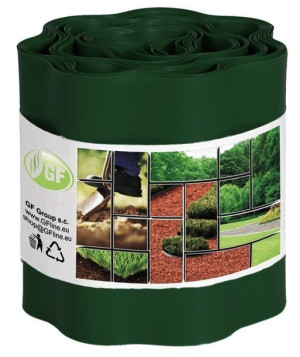 Obrzeże Trawnikowe Faliste 15cm x 27m Ciemna Zieleń 3 szt. GF Garden