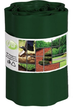 Obrzeże Trawnikowe Faliste 25cm x 18m Ciemna Zieleń 2 szt. GF Garden