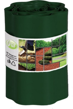 Obrzeże Trawnikowe Faliste 25cm x 27m Ciemna Zieleń 3 szt. GF Garden