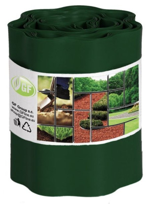 Obrzeże Trawnikowe Faliste 20cm x 18m Ciemna Zieleń 2 szt. GF Garden
