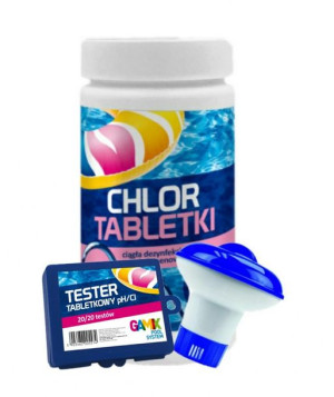 Long 1kg + Tester tabletkowy + Dozownik 22cm Gamix