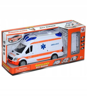 duży AMBULANS pogotowie KARETKA otwierane DŹWIĘK