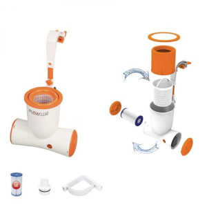 Filtrująca Pompa basenowa ze Skimmerem 2574l/h BESTWAY + Filtr wymienny