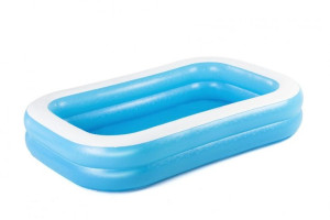 Basen do ogrodu dla dzieci 6+ Dmuchany 2 pierścienie 262x175x51cm BESTWAY