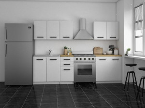 Szafka Kuchenna D-45/82 Biały Mat Blat Artisan