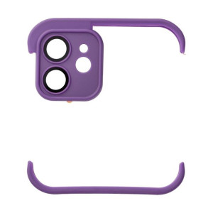 Futerał Mini Bumpers Z Ochroną Wyspy Aparatu Do Iphone 12 Fioletowy
