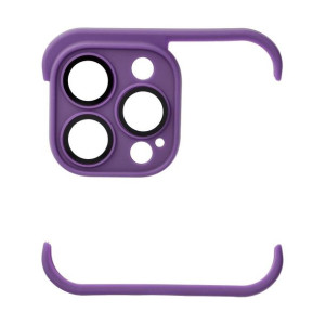 Futerał Mini Bumpers Z Ochroną Wyspy Aparatu Do Iphone 13 Pro Fioletowy