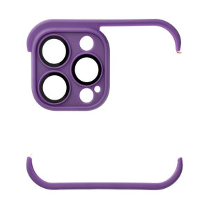Futerał Mini Bumpers Z Ochroną Wyspy Aparatu Do Iphone 13 Pro Max Fioletowy