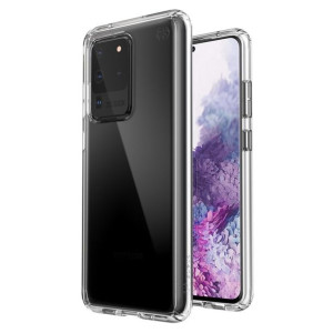 Etui Speck Presidio Perfect-Clear Samsung Galaxy S20 Ultra z powłoką MICROB