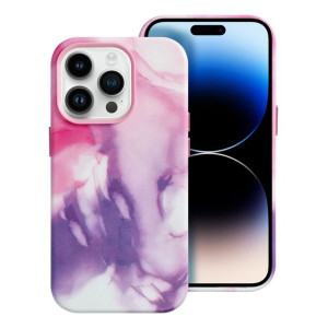 Leather Mag Cover Do Iphone 14 Pro Purple Splash
